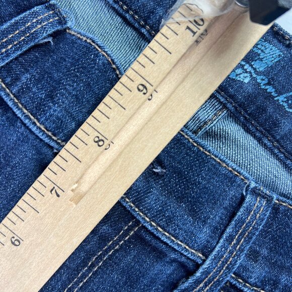 7 For All Mankind Jeans Women's 28x30* Ginger Flare Low Rise Blue Denim Tag 26 - Picture 15 of 16